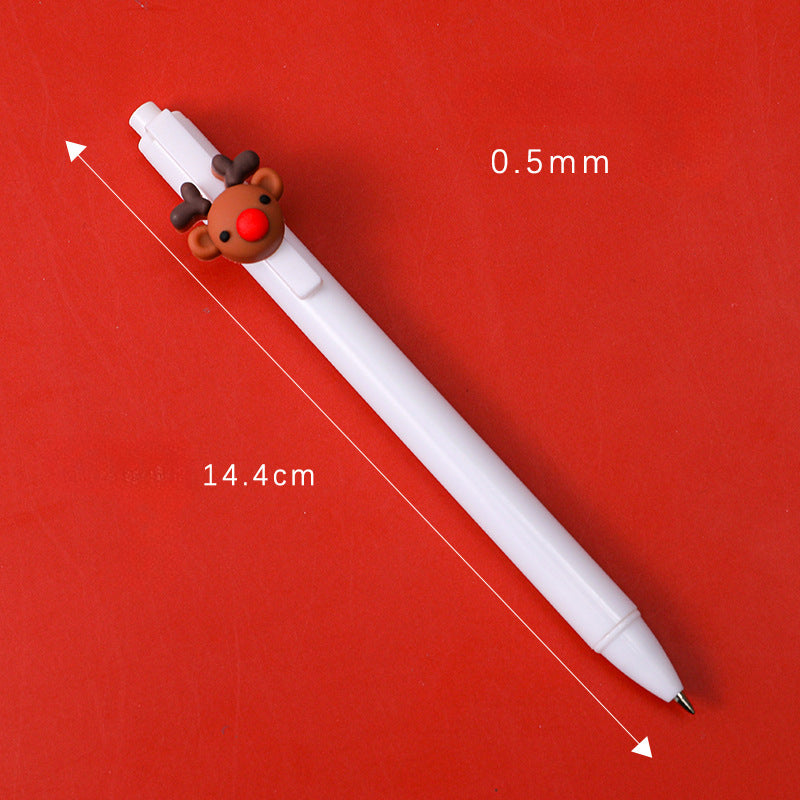 Wholesale Christmas Click Plastic Gel Pens